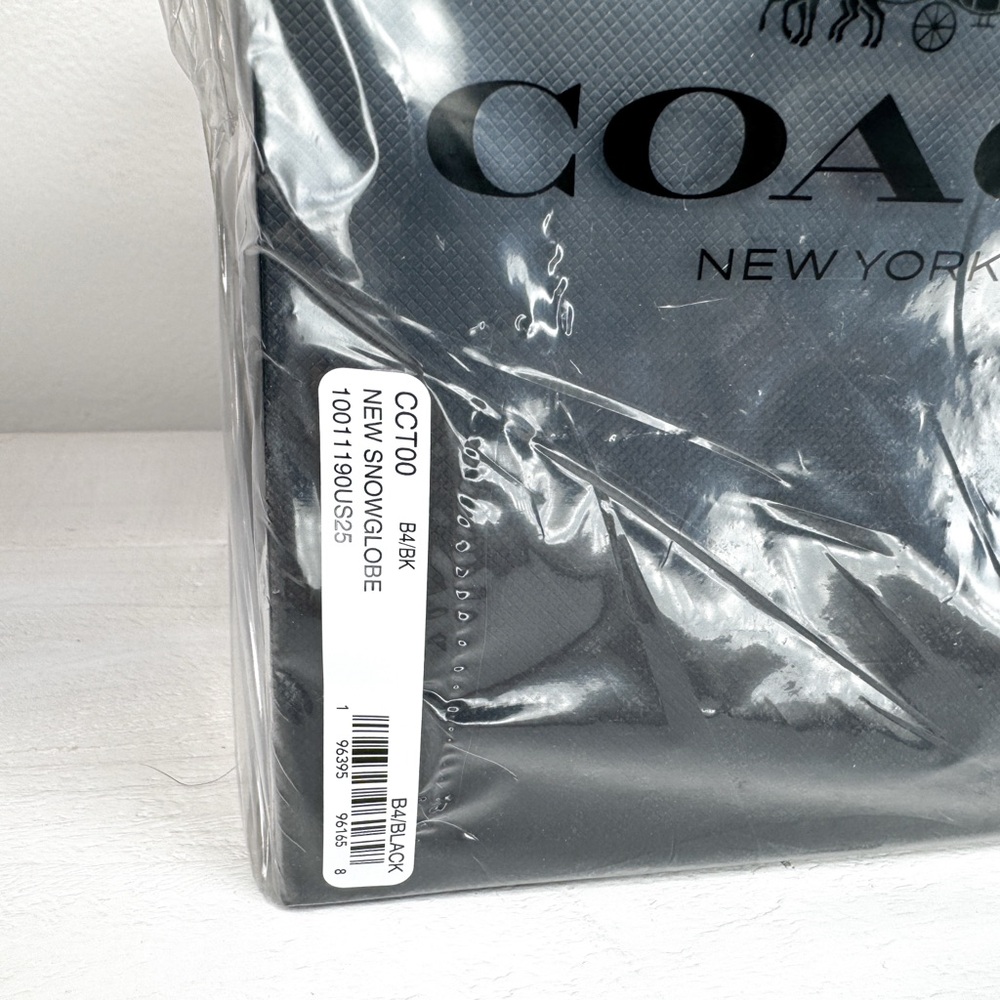 COACH New York Snow Globe NIB Black Box Gift Set CCT00 - Picture 6 of 9